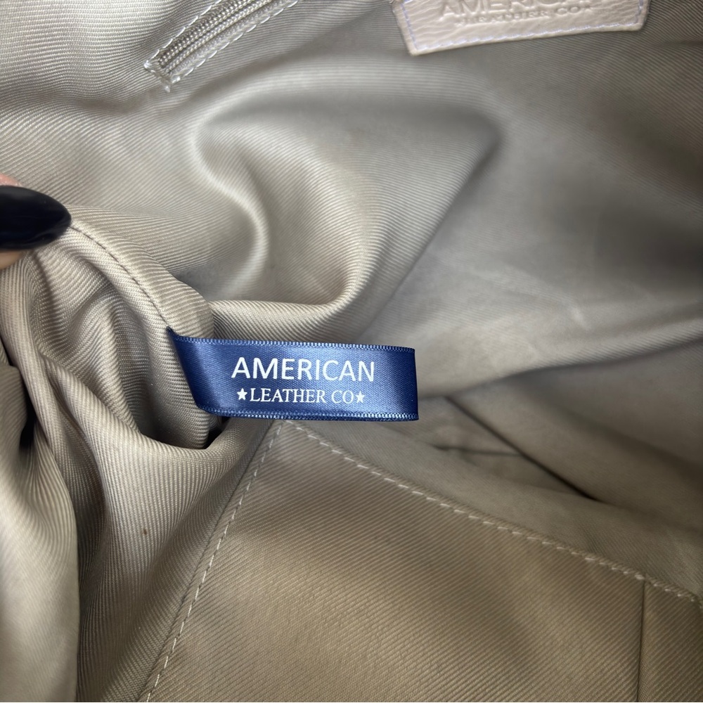 American Leather Co Ivory Shoulder bag, GUC - Picture 7 of 10